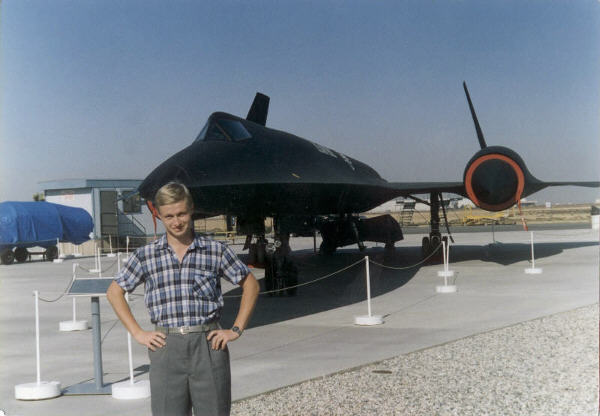 В музее самолета-невидимки SR-71.